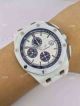 Audemars Piguet 3126 The carbon fiber Luminous Point White Rubber Watch Bracelet (8)_th.jpg
